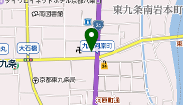 パルス九条河原町店の地図画像