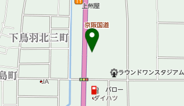 ジープ京都の地図画像