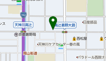 ボルボ・カー京都の地図画像