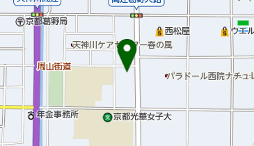 フォルクスワーゲン京都右京の地図画像