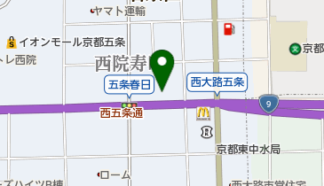 マセラティ京都の地図画像
