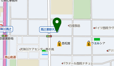 メルセデス・ベンツ京都中央 サーティファイドカーセンターの地図画像