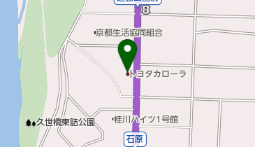 トヨタカローラ京都吉祥院店の地図画像
