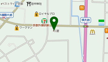 京都三菱自動車販売伏見店の地図画像