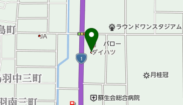 京都ダイハツ販売U-Car伏見の地図画像