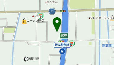 スズキ自販京都スズキアリーナ伏見新堀川の地図画像