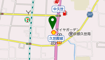 タイヤガーデンASAHI久世の地図画像