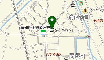 タイヤランド福知山の地図画像