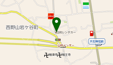日邦レンタカー山科新十条営業所の地図画像