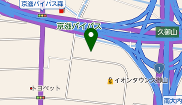 カーコンビニ倶楽部(株)リバティ久御山店の地図画像
