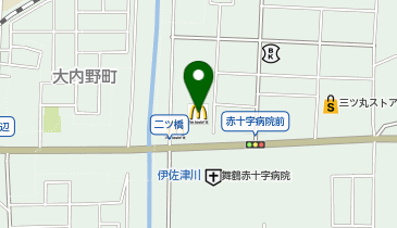 マクドナルド舞鶴赤十字病院前店の地図画像