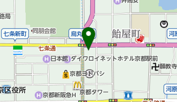珈琲館京都東本願寺前店の地図画像