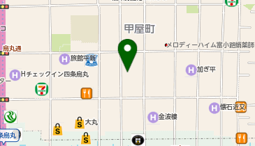 小川珈琲堺町錦店の地図画像