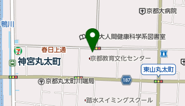 京都教育文化センターの地図画像