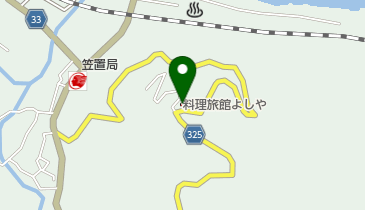 料理旅館よしやの地図画像