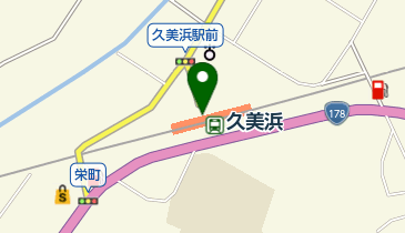 久美浜町観光総合案内所の地図画像