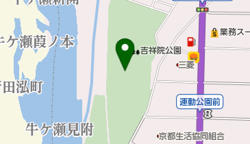 吉祥院球技場の地図画像