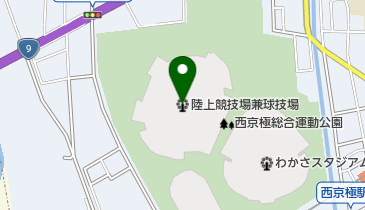 たけびしスタジアム京都の地図画像