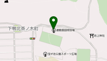 京都市宝が池公園運動施設球技場の地図画像