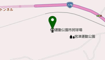 宮津運動公園市民球場の地図画像