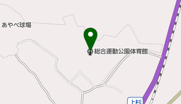 綾部市総合運動公園体育館の地図画像