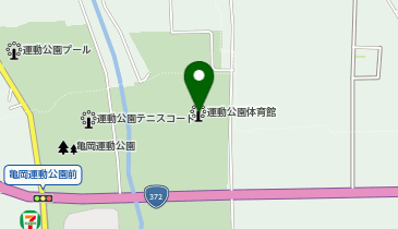 亀岡市運動公園体育館の地図画像