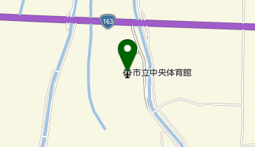 木津川市立中央体育館の地図画像