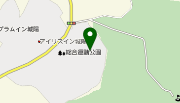 城陽市民体育館の地図画像