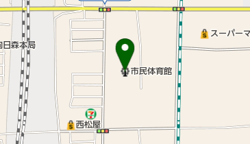 向日市民体育館の地図画像