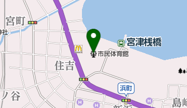 宮津市民体育館の地図画像