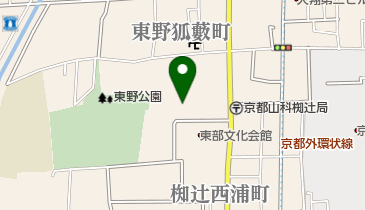 京都市山科地域体育館の地図画像