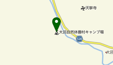 京都大呂ガーデンテラスキャンプ場の地図画像