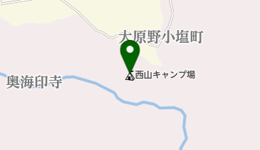 長岡京市立西山キャンプ場の地図画像
