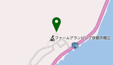 ファームグランピング京都天橋立の地図画像