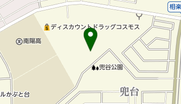 兜谷公園テニスコートの地図画像