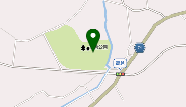 高倉公園テニスコートの地図画像