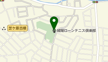 城陽ローンテニス倶楽部の地図画像