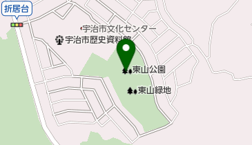 東山テニスコートの地図画像