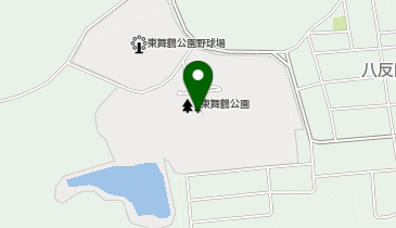 東舞鶴公園テニスコートの地図画像