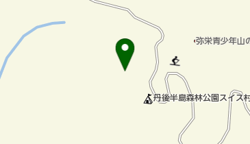 丹後半島森林公園スイス村テニスコートの地図画像