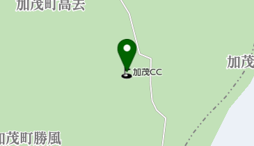 加茂カントリークラブの地図画像