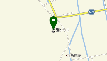 別ソウゴルフセンターの地図画像