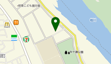 桂ゴルフクラブの地図画像