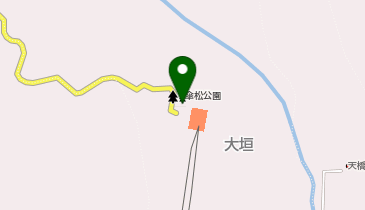 傘松公園の地図画像
