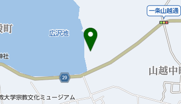 広沢池の地図画像