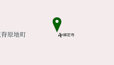 花背の天然伏条台スギの地図画像