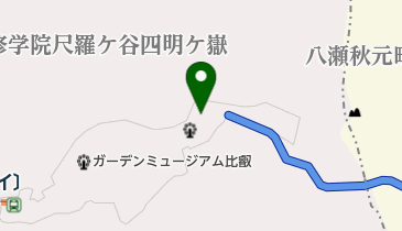 山頂四明が嶽パーキングの地図画像