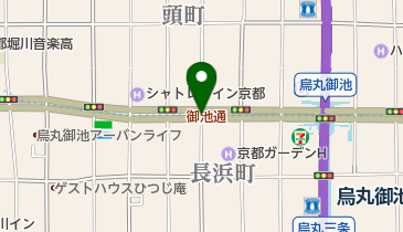 京都まつりの地図画像