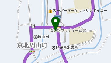 京北夏まつりの地図画像