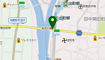 大文字五山送り火の地図画像